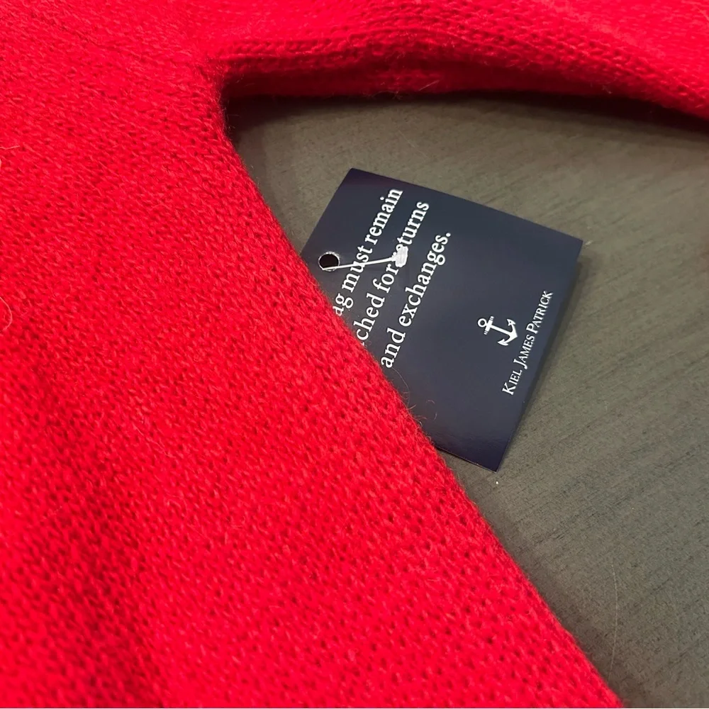 Kiel James Patrick Red Après Ski Sweater - Picture 3 of 5